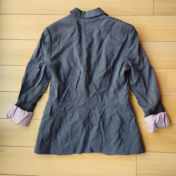 Zara boyfriend blue navy blazer Small - Picture 2 of 12